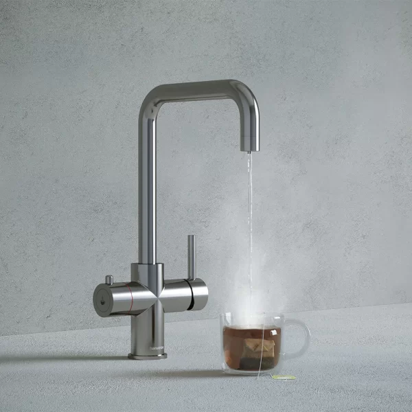 Hanstrom Square | Chrome | 3-in-1 Instant Boiling Water Tap